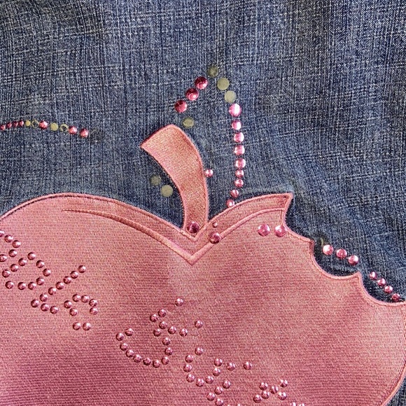 Apple Bottoms Blue Jean Jacket Medium - Picture 6 of 9